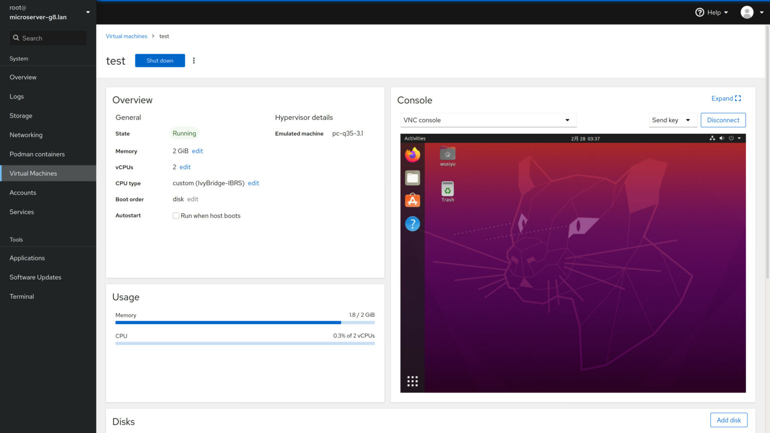 Cockpit debian 10 настройка